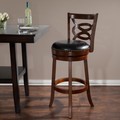 Hastings Home Hastings Home 30 inch Swivel Bar Stool - Brown, Black 328777UCJ